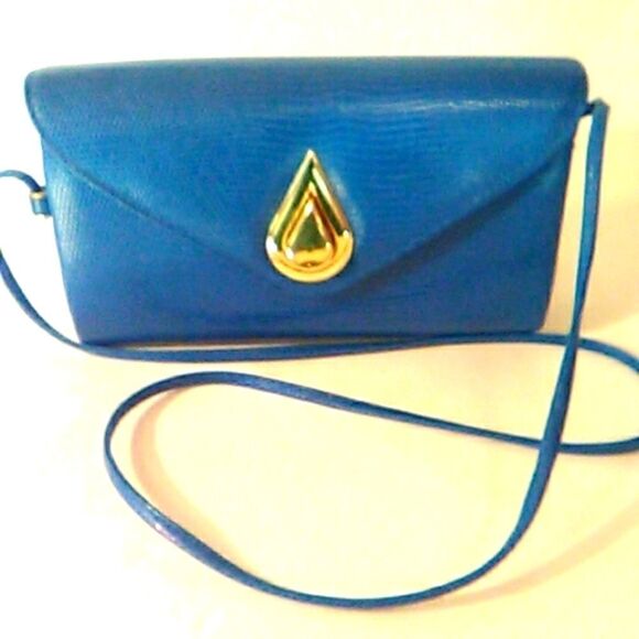 Royal Blue Frame Shoulder Bag - Picture 1 of 9